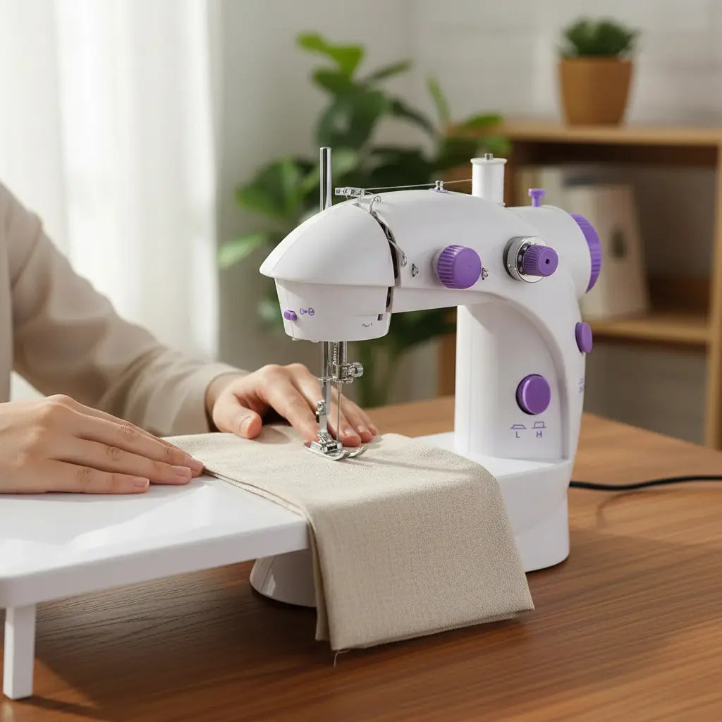 Maquina De Coser Portatil Con Base