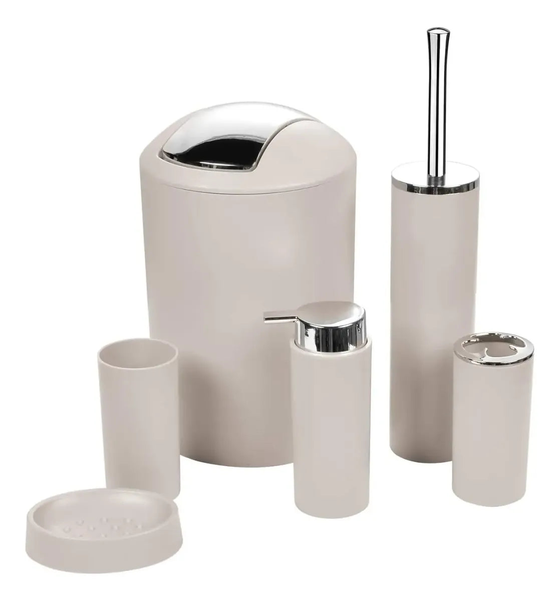 Juego de 6 accesorios de baño