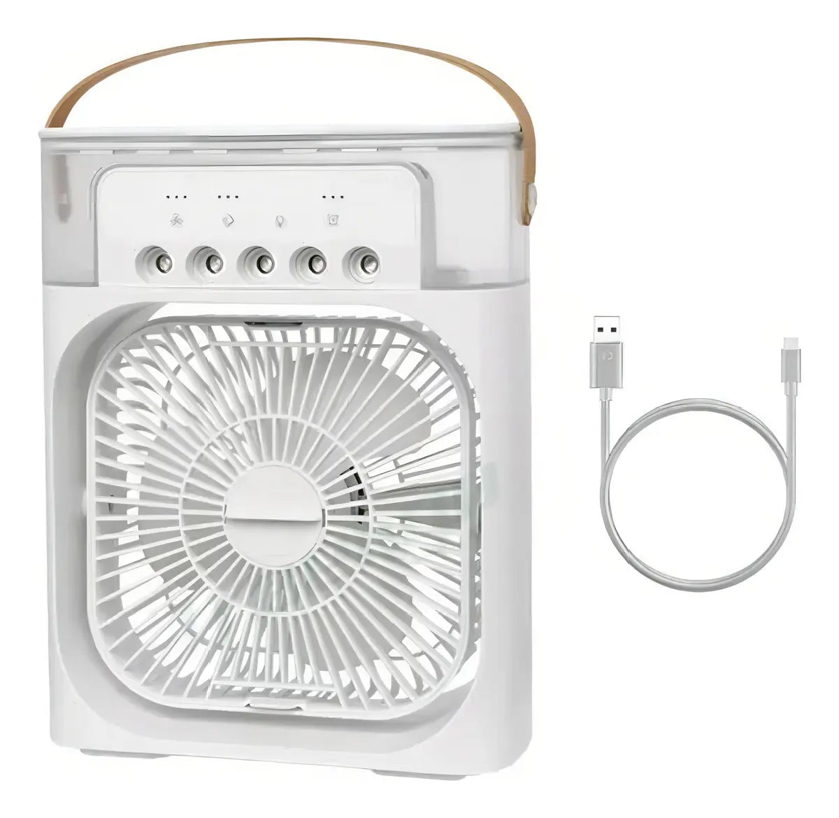 Ventilador Humidificador 3 en 1 Led